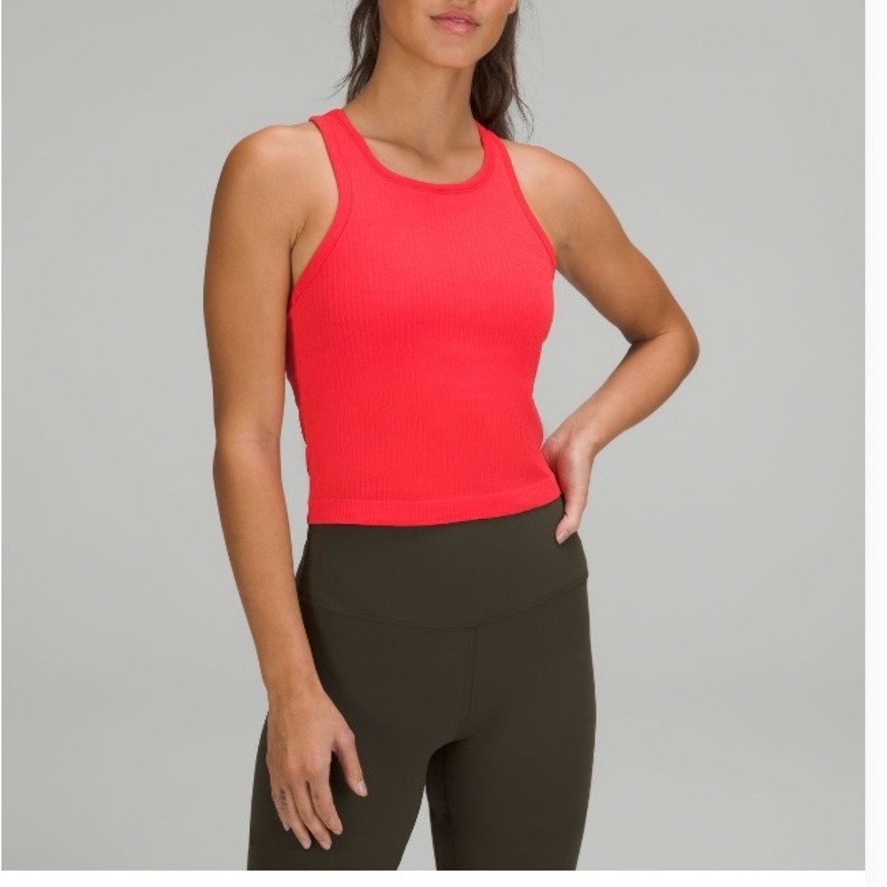 Lululemon ebb to street racer back crop
